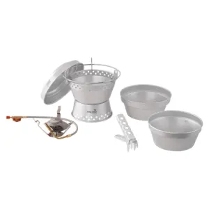 Easycamp Storm Cooker Stove Kookset Zilver