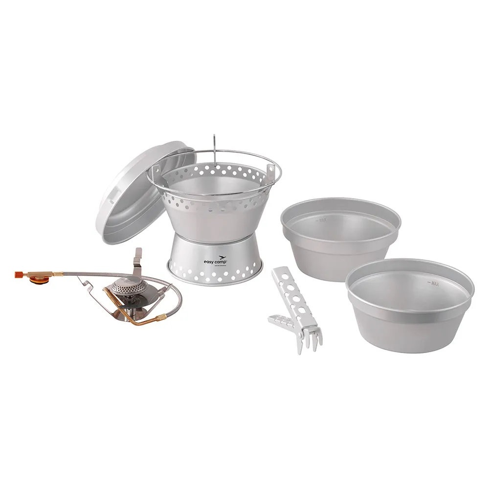 Easycamp Storm Cooker Stove Kookset Zilver
