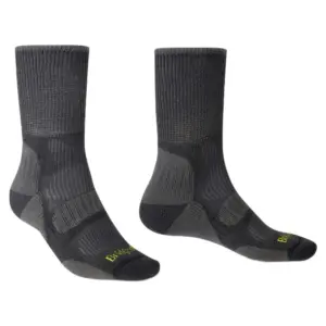 Bridgedale Hike Lightweight Cotton Comfort Boot Lange Sokken Zwart