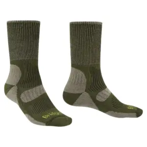 Bridgedale Hike Lightweight Cotton Comfort Boot Lange Sokken Groen
