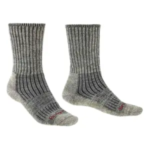 Bridgedale Hike Midweight Comfort Boot Lange Sokken Grijs
