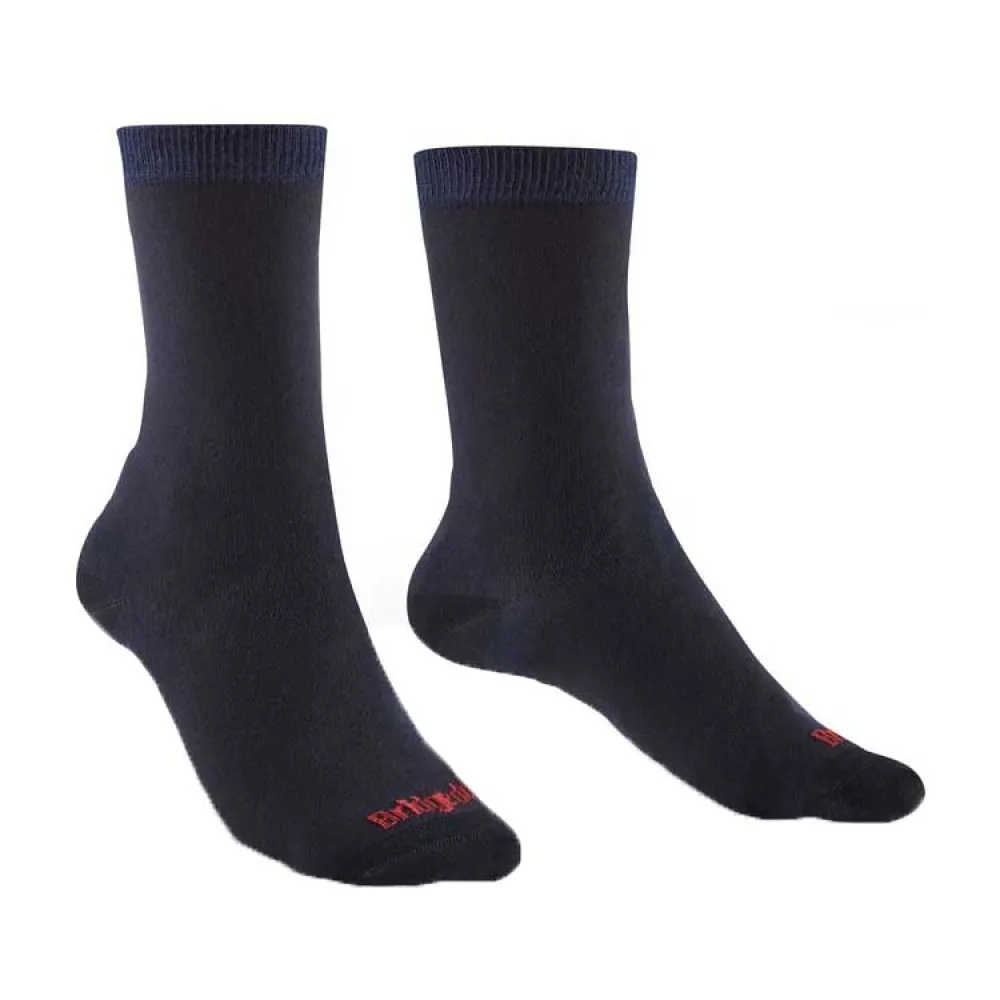 Bridgedale Liner Coolmax Boot 2 Pair Pack Lange Sokken Blauw