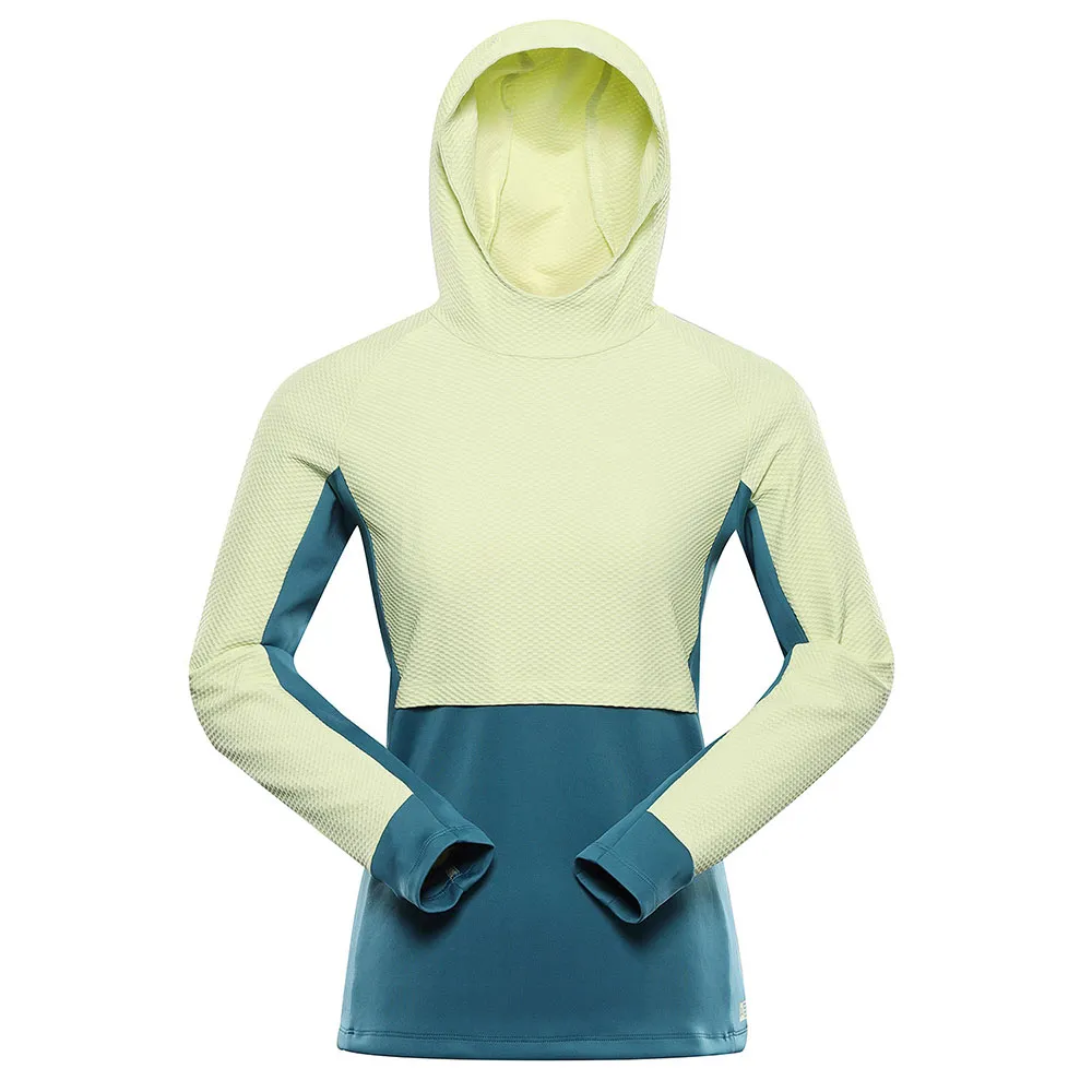 Alpine Pro Feza 2 Fleece Met Kap Groen