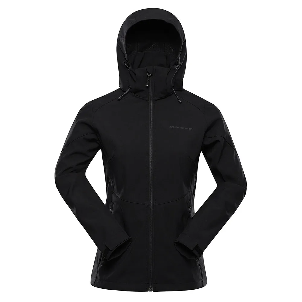 Alpine Pro Gedera Softshelljack Zwart