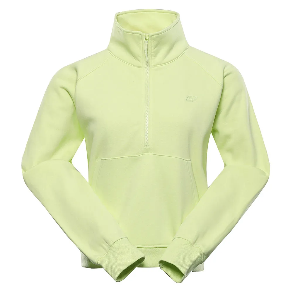 Alpine Pro Negga Sweatshirt Met Halve Rits Groen