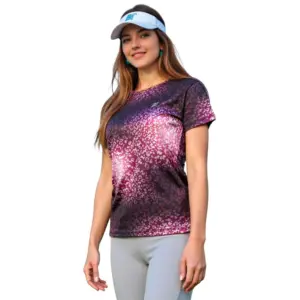 Alpine Pro Quatra Plus T-shirt Met Korte Mouwen Iris Bloom