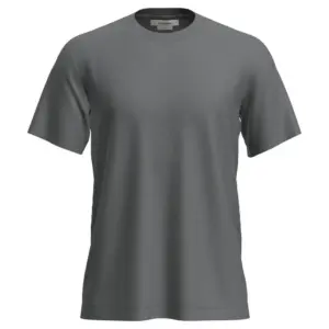 Icebreaker 15.5 Merinofine™ Jersey T-shirt Met Korte Mouwen Gritstone Heather-013