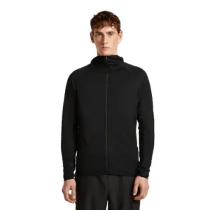 Icebreaker 150 Merinofine™ Ace Upf Sweatshirt Met Rits Zwart