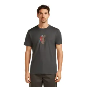 Icebreaker Merino 150 Tech Lite Bear Catch T-shirt Met Korte Mouwen Blauw