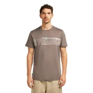 Icebreaker Merino 150 Tech Lite Elevation Line T-shirt Met Korte Mouwen Porcini