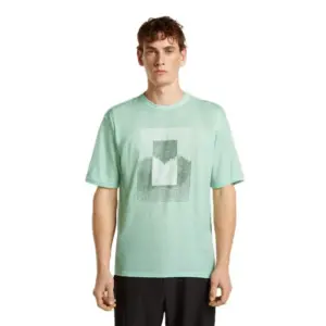 Icebreaker Merino 150 Tech Lite Relaxed Mountain Shift T-shirt Met Korte Mouwen Groen