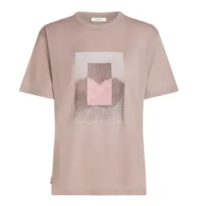 Icebreaker Merino 150 Tech Lite Relaxed Mountain Shift T-shirt Met Korte Mouwen Roze