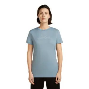 Icebreaker Merino 150 Tech Lite Sparkling Stars T-shirt Met Korte Mouwen Blauw