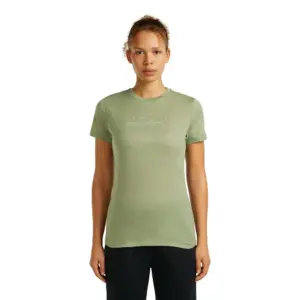 Icebreaker Merino 150 Tech Lite Sparkling Stars T-shirt Met Korte Mouwen Lichen