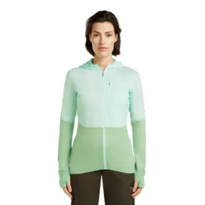 Icebreaker Merino Blend 200 Realfleece™ Descender Sweatshirt Met Rits Mint