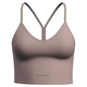 Icebreaker Merino Blend 260 Seamless Rib Strappy Mouwloos T-shirt Roze