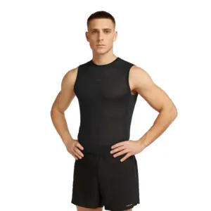 Icebreaker Merino Blend 75 Cool-lite™ Featherlight™ Mouwloos Basislaag Zwart