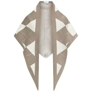 Redgreen Rihanna Sjaal Ecru Pattern