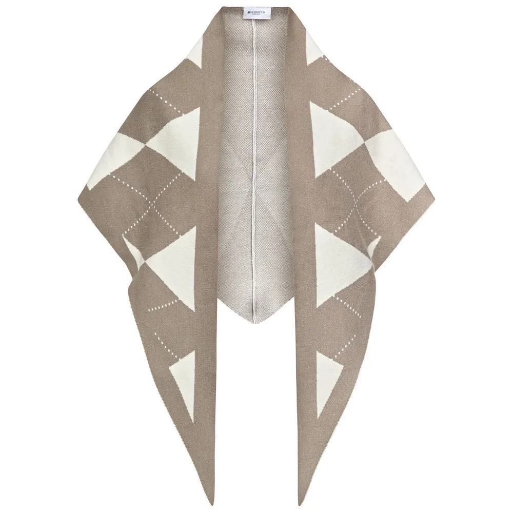 Redgreen Rihanna Sjaal Ecru Pattern