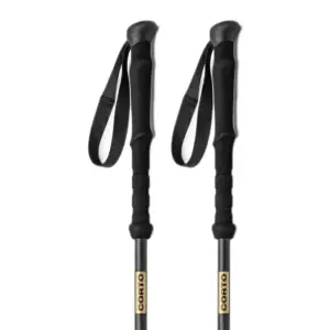 Corto Fuji Carbon 3 Parts Powerlock Long Grip Stokken Zwart