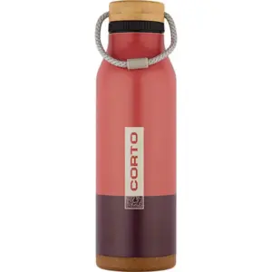 Corto Insulated Bamboo 0,7l Thermosfles Terracotta