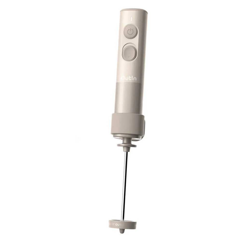 Outin Lattogo Handheld Melkopschuimer Zilver