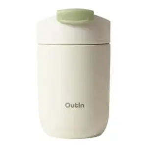 Outin Travel 350ml Thermosbeker Wit