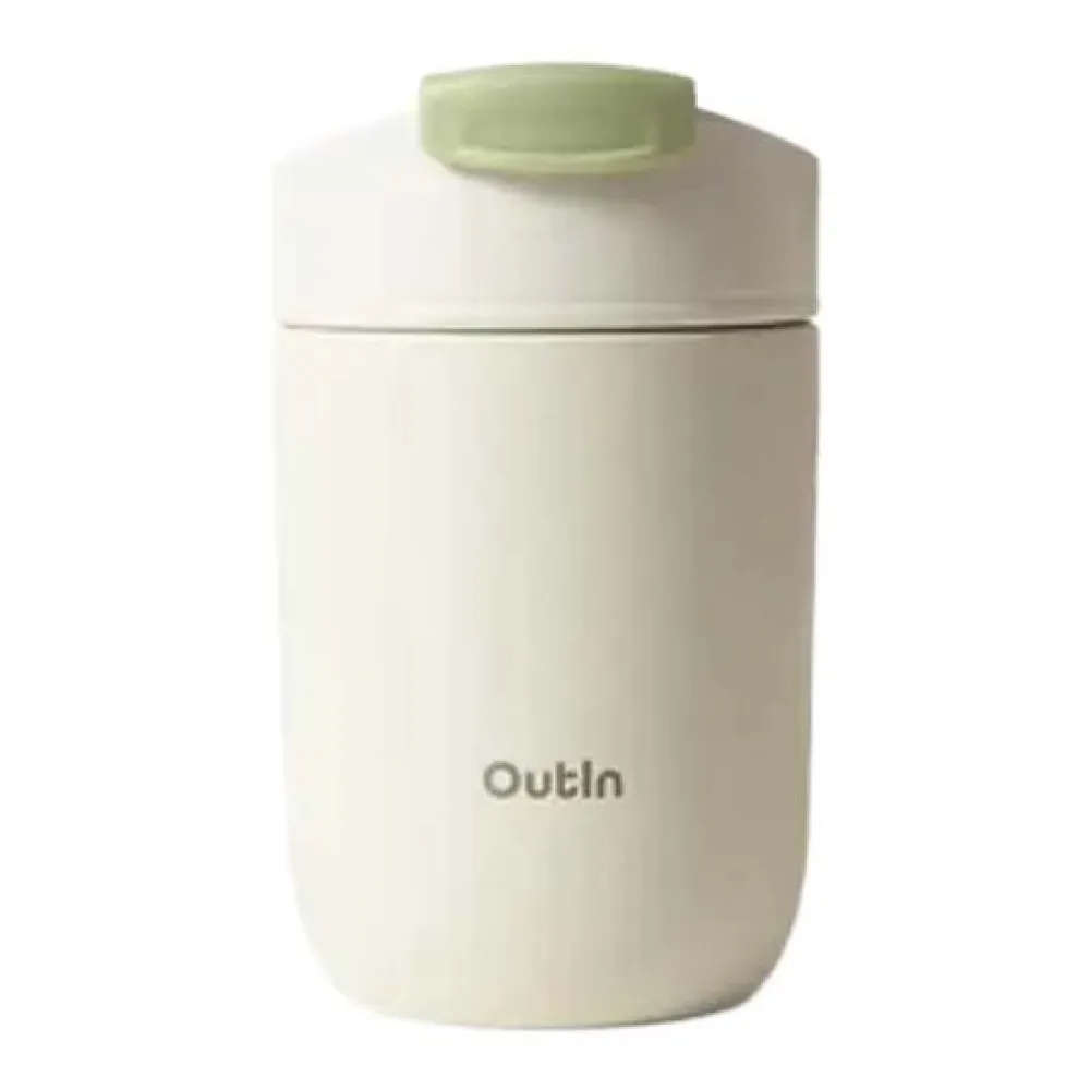 Outin Travel 350ml Thermosbeker Wit