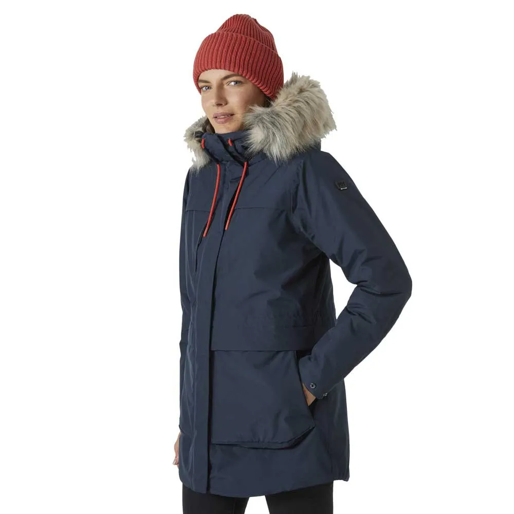 Helly Hansen Coastal Parka Gerenoveerd Blauw
