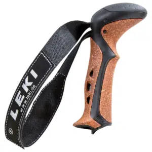 Leki Aergon 2k Cortec Compact With Ls-16 Mm Greep Zwart