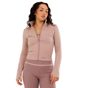 Fundango Flow Zip Up Sweatshirt Met Rits Brick
