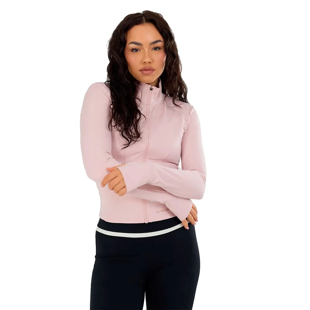 Fundango Flow Zip Up Sweatshirt Met Rits Roze