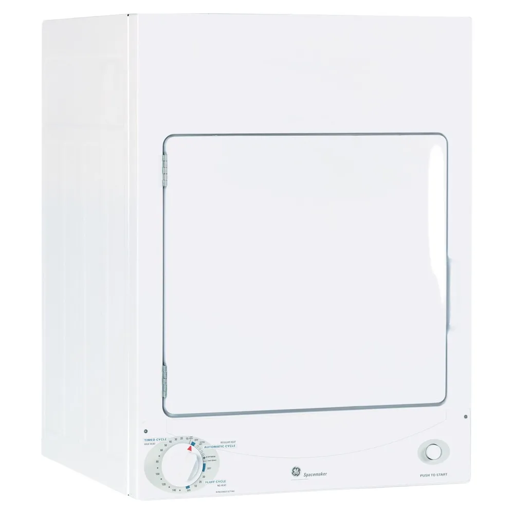 Ge Appliances Spacemaker 3.6cu Droger 120v Wit