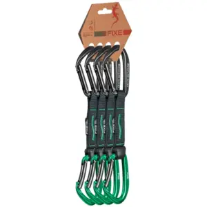 Fixe Climbing Gear Puput Wide Pack Quickdraw 4 Eenheden Groen