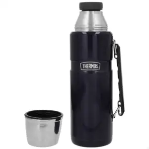 Thermos Stainless Steel With Handle-1.2l Thermosfles Blauw