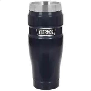 Thermos Stainless Steel-470ml Glas Blauw