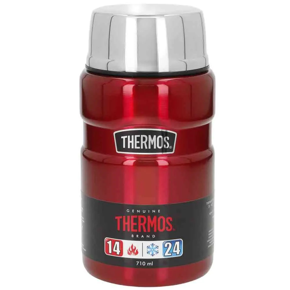 Thermos Stainless Steel-710ml Thermosfles Rood