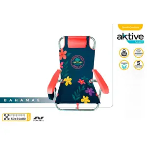 Colorbaby Opvouwbare Strandstoel 63×57 Cm Multicolor