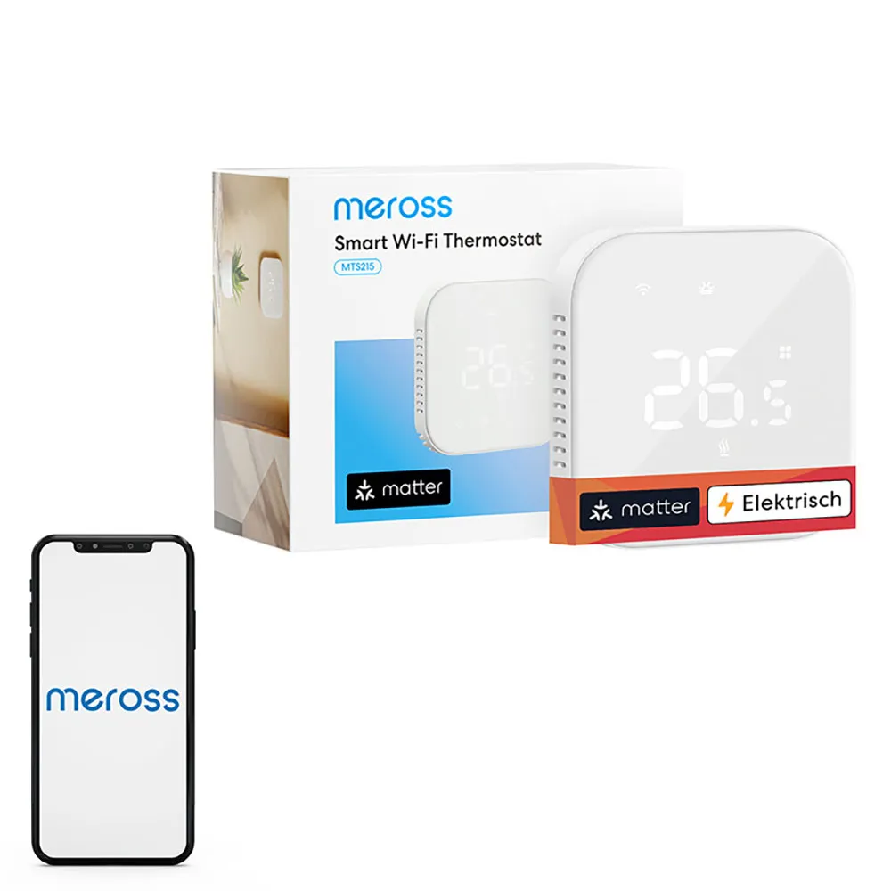 Meross Mts215ma Slimme Thermostaat Wit