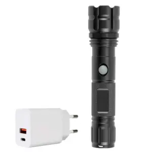 Pni Adventure F10 & Dual Wall Charger Chg300 Zaklamp Zwart