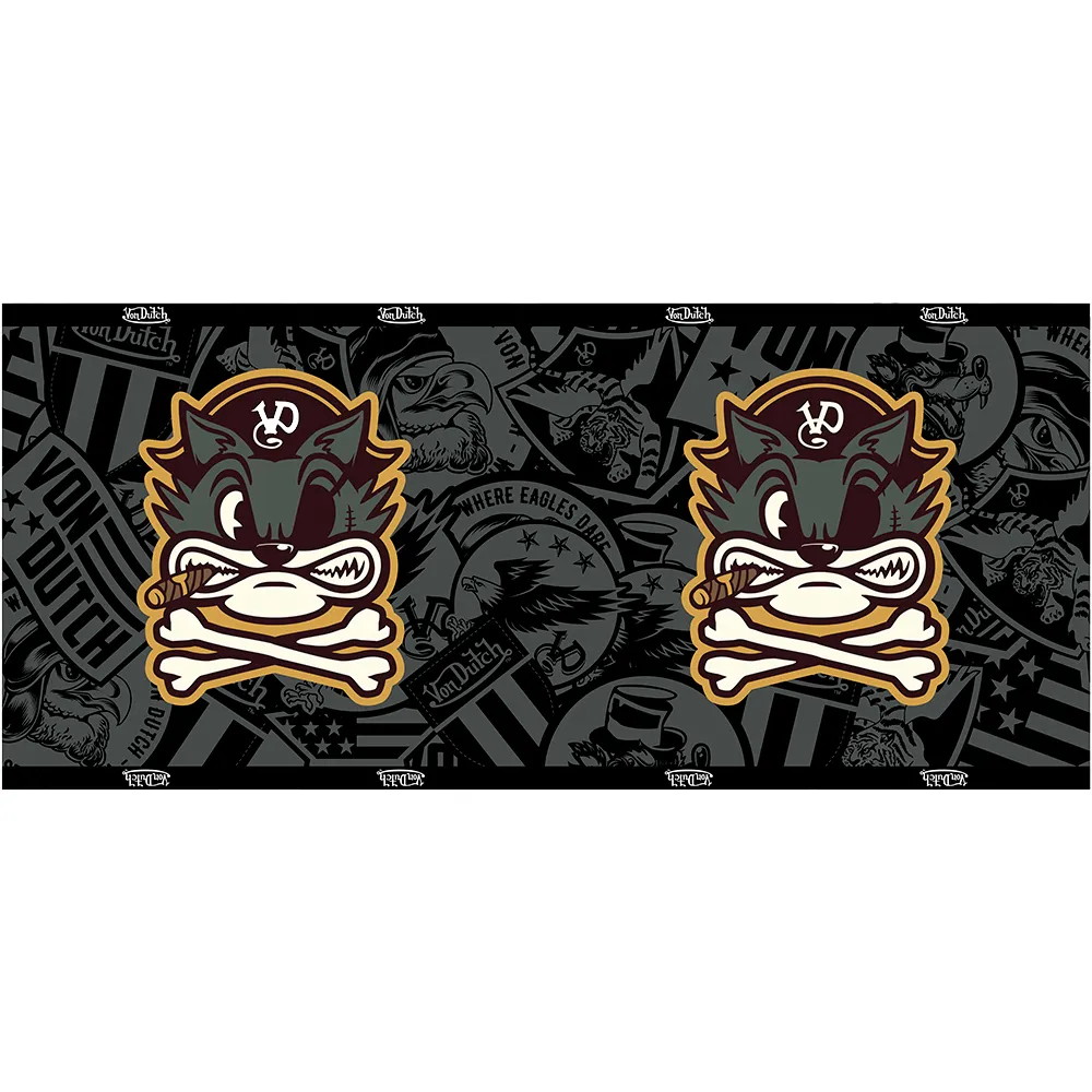 Von Dutch Big Cat Nekwarmer Grijs