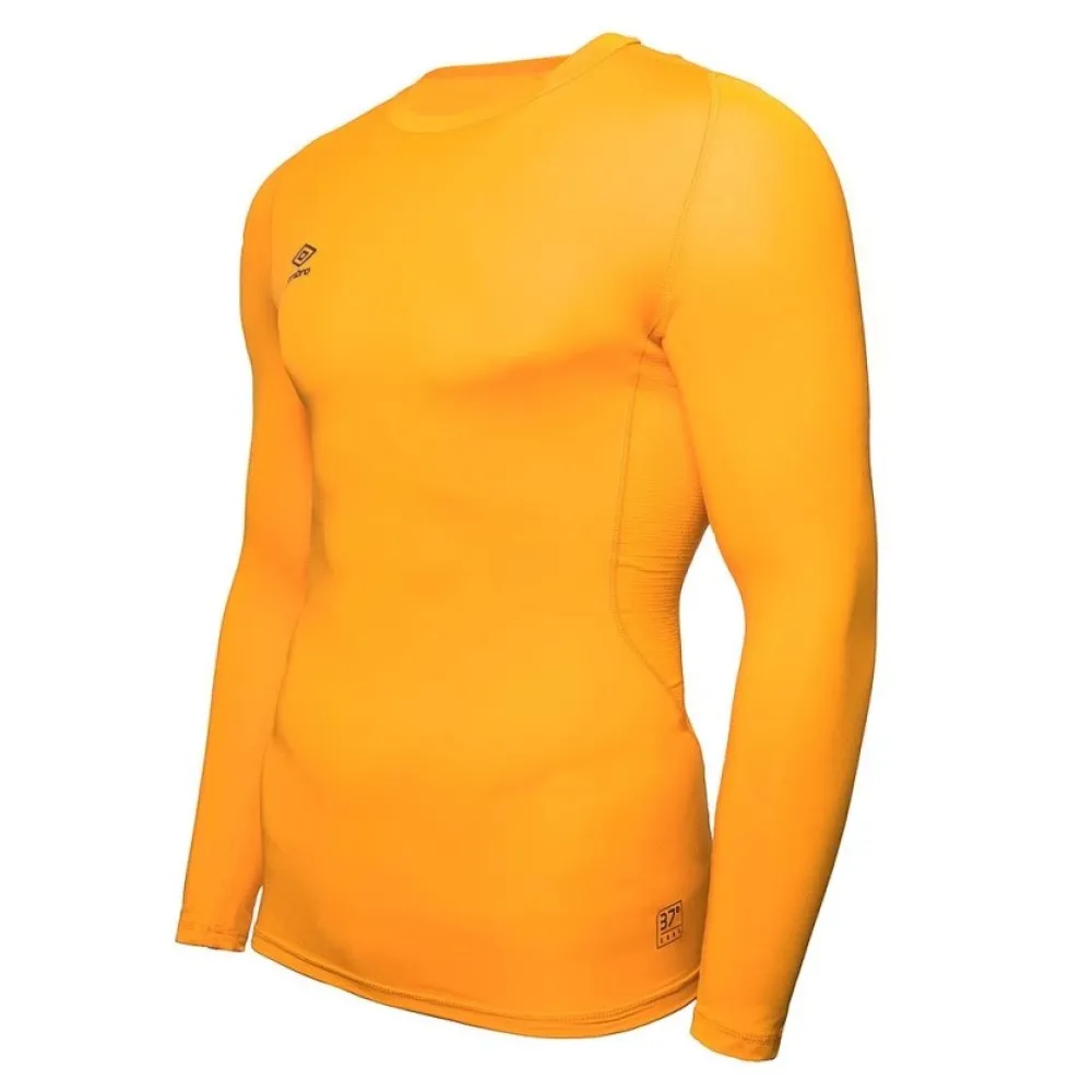 Umbro Crew Lange Mouwen Basislaag Amarillo