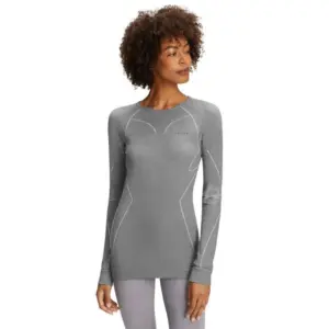 Falke Wool Tech Lange Mouwen Basislaag Grijs