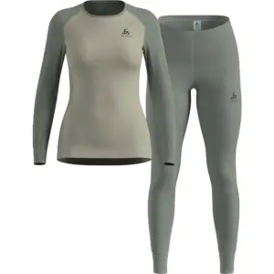 Odlo Active Warm Eco Lange Mouwen Basislaagset Gerenoveerd Grijs