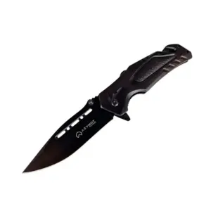 Azymut Rescue Knife +belt Cutter +glass Breaker +case Mes Zwart