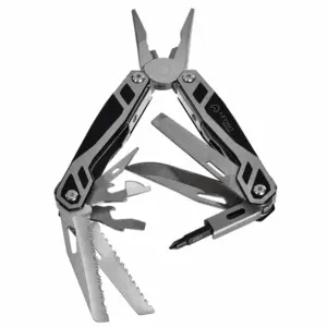Azymut Trohon 12 Tools + 8 Bits + Holster h-p2010121 Multitool Zilver
