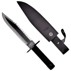 Cinema Classic Rambo I Large Leather Scabbard Cc-h1 360 Mm Mes Zwart