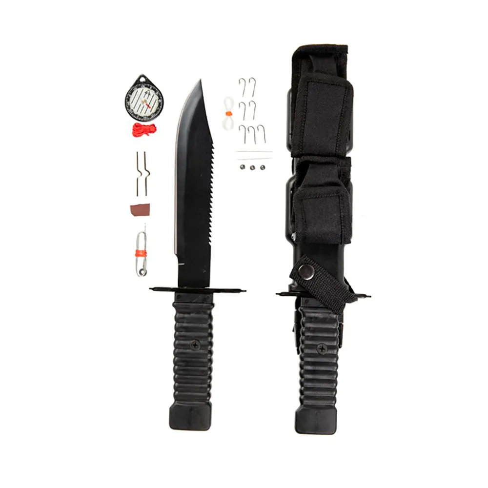 Mil-tec Special Forces Survival Mes Zwart