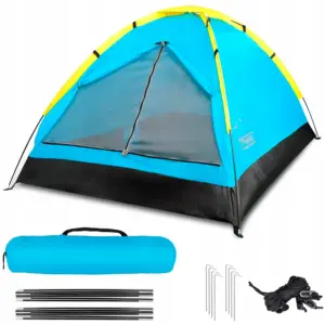 Promis Tourist Alpenair Iglo Camping Waterproof Mosquito Net Tent Blauw