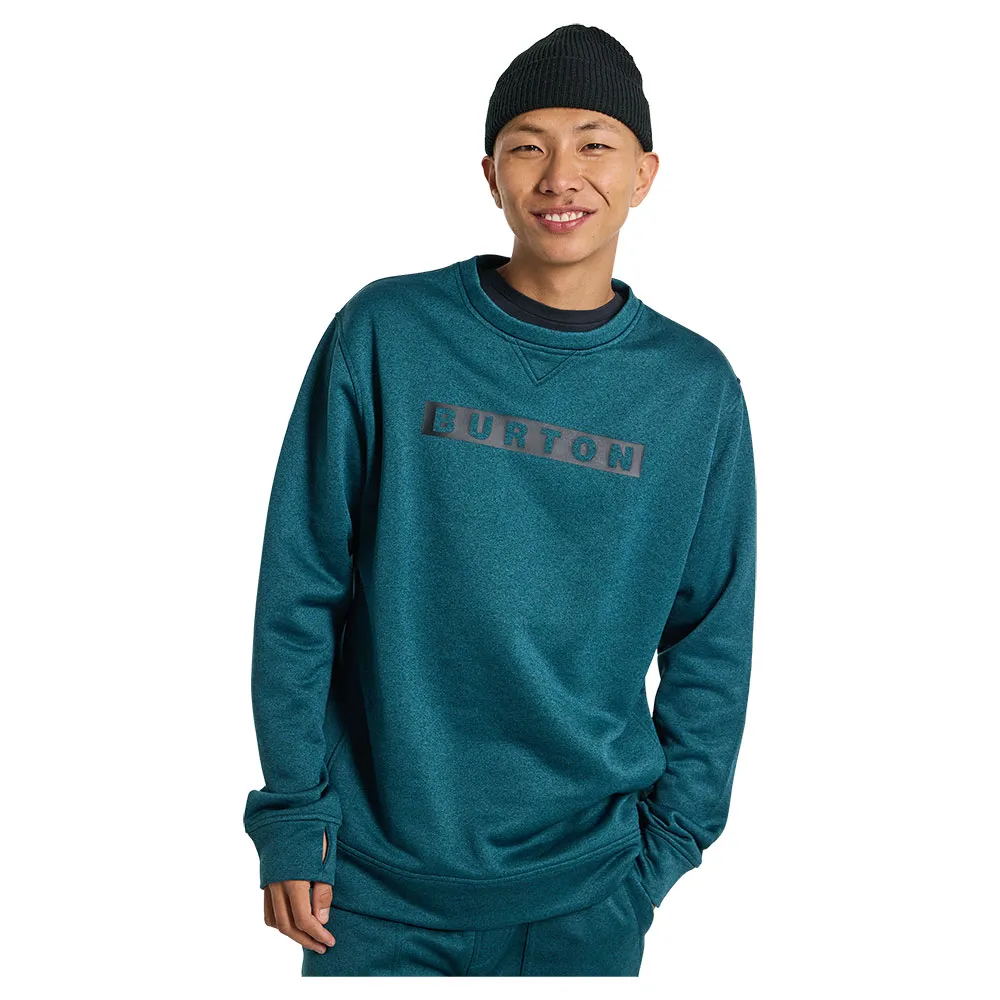 Burton Oak Sweatshirt Deep Emerald Heather